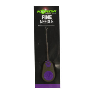 Игла для насадок и бойлов Korda Fine Latch Needle Purple Handle 7 см.