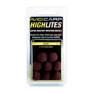 Шарик плавающий Avid Carp High Lites 14 mm Коричневые 8 шт