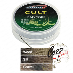Ледкор Climax Cult Leadcore 10 m, 35 lbs, 15 kg, weed