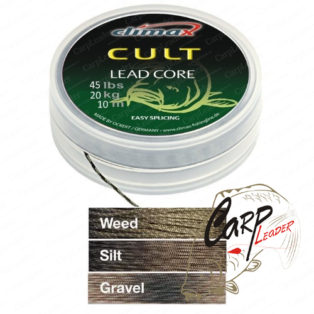Ледкор Climax Cult Leadcore 10 m, 35 lbs, 15 kg, gravel