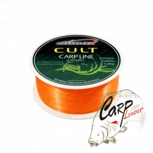 Леска Climax Cult Carp Line Z-Sport orange 0,25mm 5,8kg 1200m
