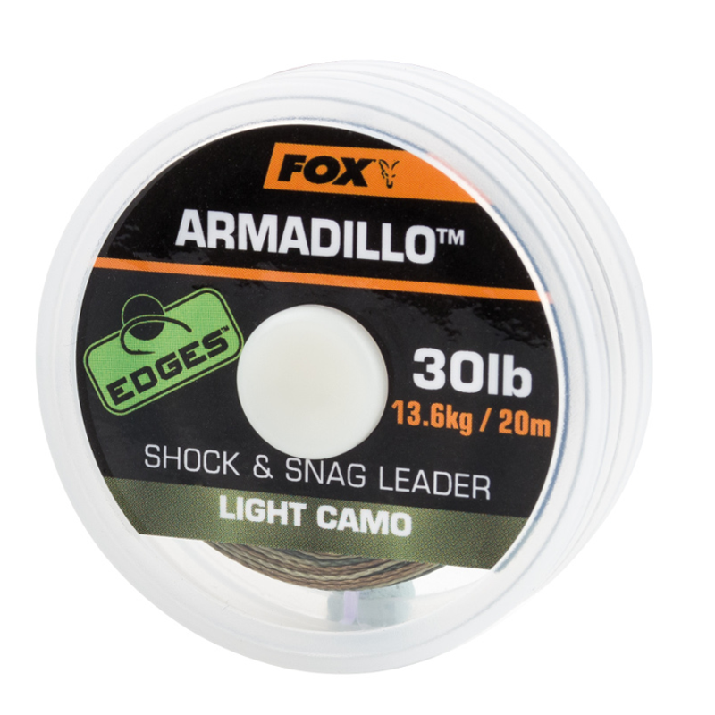 Поводковый материал Fox Armadillo Edges Armadillo — Light Camo 30lb — 20m