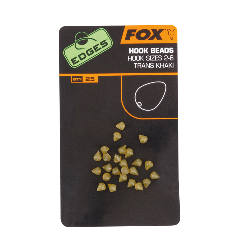 Стопор для установки на крючок Fox Edges Hook Bead — Size 2-6 Khaki