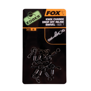 Вертлюги с кольцом и быстросъемом Fox Kwik Change Inline Swivel Size 7