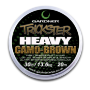 Поводковый материал Gardner Trickster Heavy Camo Brown 25lb