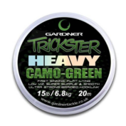 Поводковый материал Gardner Trickster Heavy Green Camo 30lb 13.6kg 20