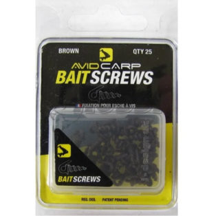 Стопор Avid Carp Bait Screws Brown