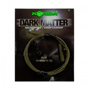 Поводок Korda Dark Matter Leader Heli 40 lb 1м Clay