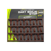 Стопора для быстрой фиксации бойлов Fun Fishing Dart Boilie Stop Brown 60pcs