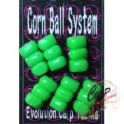 Искусственная плавающая приманка Evolution Corn Ball Stacks Green 6 шт.