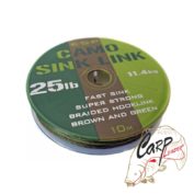 Поводковый материал ESP Camo Sink Link Green 25lb 10m
