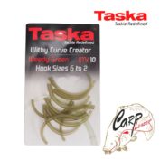 Удлинитель крючка силиконовый Taska Withy Curve Creator 6 to 2 Camou Green