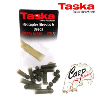 Набор акс-ров для оснастки вертолет Taska Helicopter Sleeves & Beads — Weedy Green