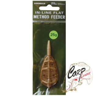 Кормушка фидерная Drennan In-Line Flat Method Feeder S 25g
