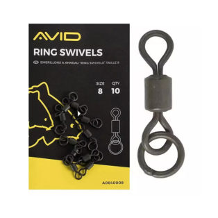 Вертлюжок с кольцом Avid Carp Ring Swivels Size 8 сайт