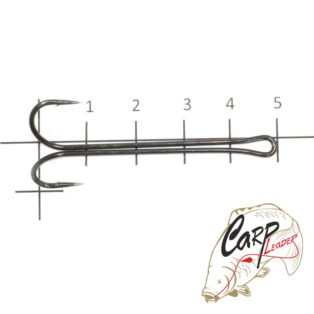 Двойник HitFish Double Elongate Hook With Long Shank 1/0 4 шт