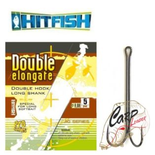Двойник HitFish Double Elongate Hook With Long Shank 02 4 шт
