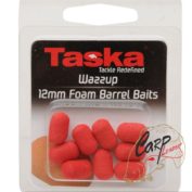 Плавающая искуственная насадка Taska Wazzup Foam Barrels  Orange 12mm