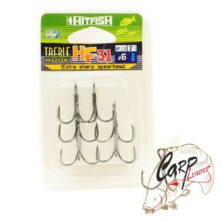 Тройной крючок HitFish HF-31 Cutting point 6 7 шт