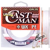 Плетенный шнур YGK Galis Ultra Castman WX8 PE 100 m connect 5 78 lb