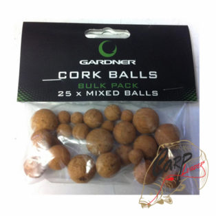 Пробковые шарики Gardner Cork Balls Bulk Pack Mixed x 25шт