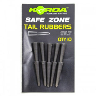 Конус резиновый для безопасной клипсы Korda Safe Zone Tail Rubbers Silt 10 qty