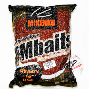 Прикормка зерновая Minenko PMbaits Big Pack Ready To Use Strawbeery Wheat окр.пшеница+стим.апп. 4кг