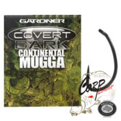 Крючки карповые Gardner Covert Dark Continental Mugga Hook Sizes 6