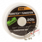 Утяжеленный поводковый материал в защитной оболочке Fox Edges Tungsten Coretex 35lb