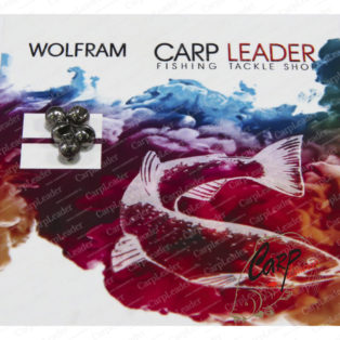 Головки вольфрамовые CarpLeader с вырезом Natural 4,0 мм. 0,5 гр. 5 шт