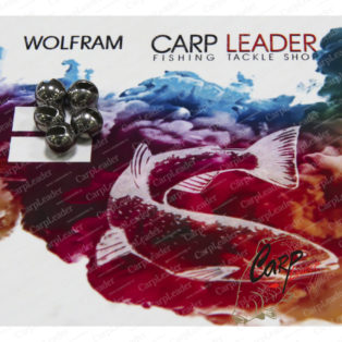 Головки вольфрамовые CarpLeader с вырезом Natural 5,5 мм. 1,3 гр. 5 шт