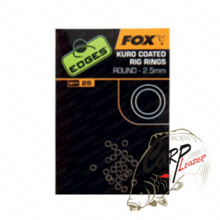 Кольца соединительные Fox Edges Kuro Coated Rig Rings - 3.2mm Medium