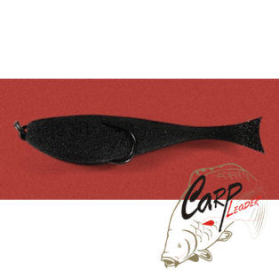 Поролоновая рыбка Контакт с двойником 8 см. черная
