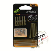 Безопасная клипса Fox Edges Zig Lead Clip Kit Trans Khaki Kit Size 7 для грузила