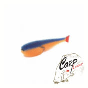 Поролоновая рыбка Контакт с двойником 8 см. оранжево-синяя