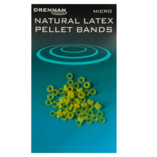 Кольца силиконовые Drennan Latex Pellets Bands Natural MICRO