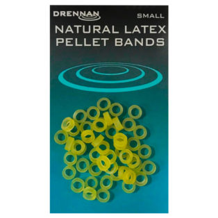 Кольца силиконовые Drennan Latex Pellets Bands Natural SMALL