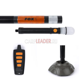 Стационарный маркер-поплавок Fox Halo Illuminated Marker Pole - 1 Pole Kit Remote фонарь+пульт