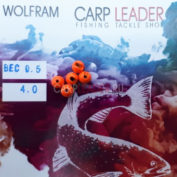 Головки вольфрамовые CarpLeader с вырезом Orange 4,0 мм. 0,5 гр. 5 шт