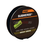 Противозакручиватель без сердечника Fox Edges Submerge Lead Free Leader 10m 65lb Green