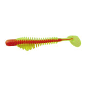 B Fish & Tackle Pulse-R Paddle Tail Chartreuse Orange Core