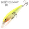Воблер Deps Balisong Minnow 100SP - 38-clear-chart-back