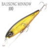 Воблер Deps Balisong Minnow 100SP - 39-kurokin-glitter