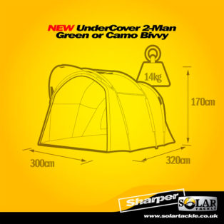 Палатка быстросборная Solar UnderCover Green 2-Man Bivvy - Outer