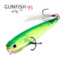Воблер Lucky Craft GunFish 95 - 123-ghost-lime-chart