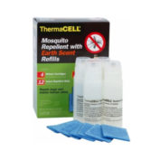 Запасной набор Thermacell с запахом земли 4 газовых картриджа + 12 пластин