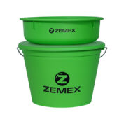Комплект Zemex ведро 25 л с крышкой и тазиком