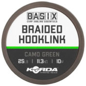 Поводковый материал Korda Basix Braided Hooklink 10 м 25 lb Camo green