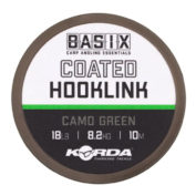 Поводковый материал Korda Basix Coated Hooklink 10 м 18 lb Camo green 3
