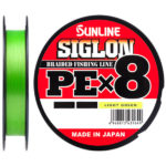 Шнур Sunline Siglon PE X8 150m Light Green - 9-2 - 20 - 150 - 1-2
